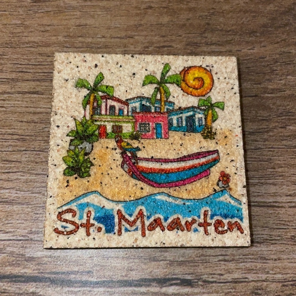 St. Maarten travel souvenir magnet Sint Maarten